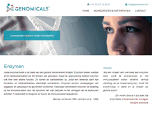 Tablet Screenshot of genomicals.com